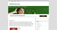 Desktop Screenshot of dumbasses.com